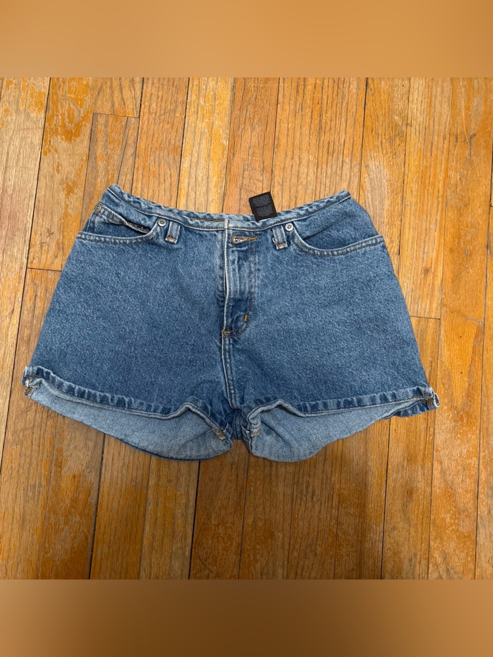 Zara Mid-Blue Denim Cutoff Shorts
